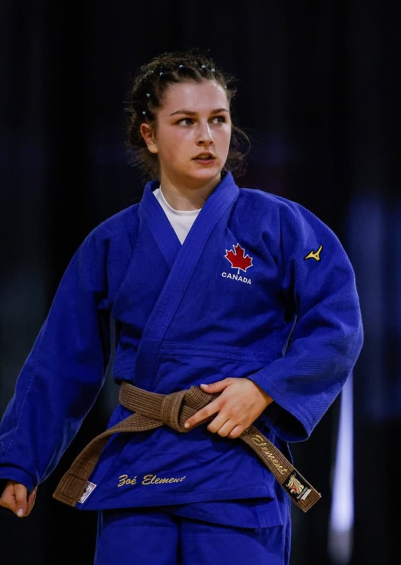 Zoé Elément, Judo NB provincial team athlete